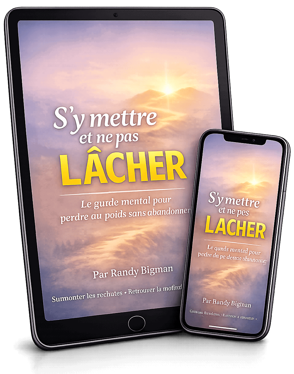S'y mettre et ne pas lâcher : méthode mentale pour perdre du poids durablement sans s'abandonner.